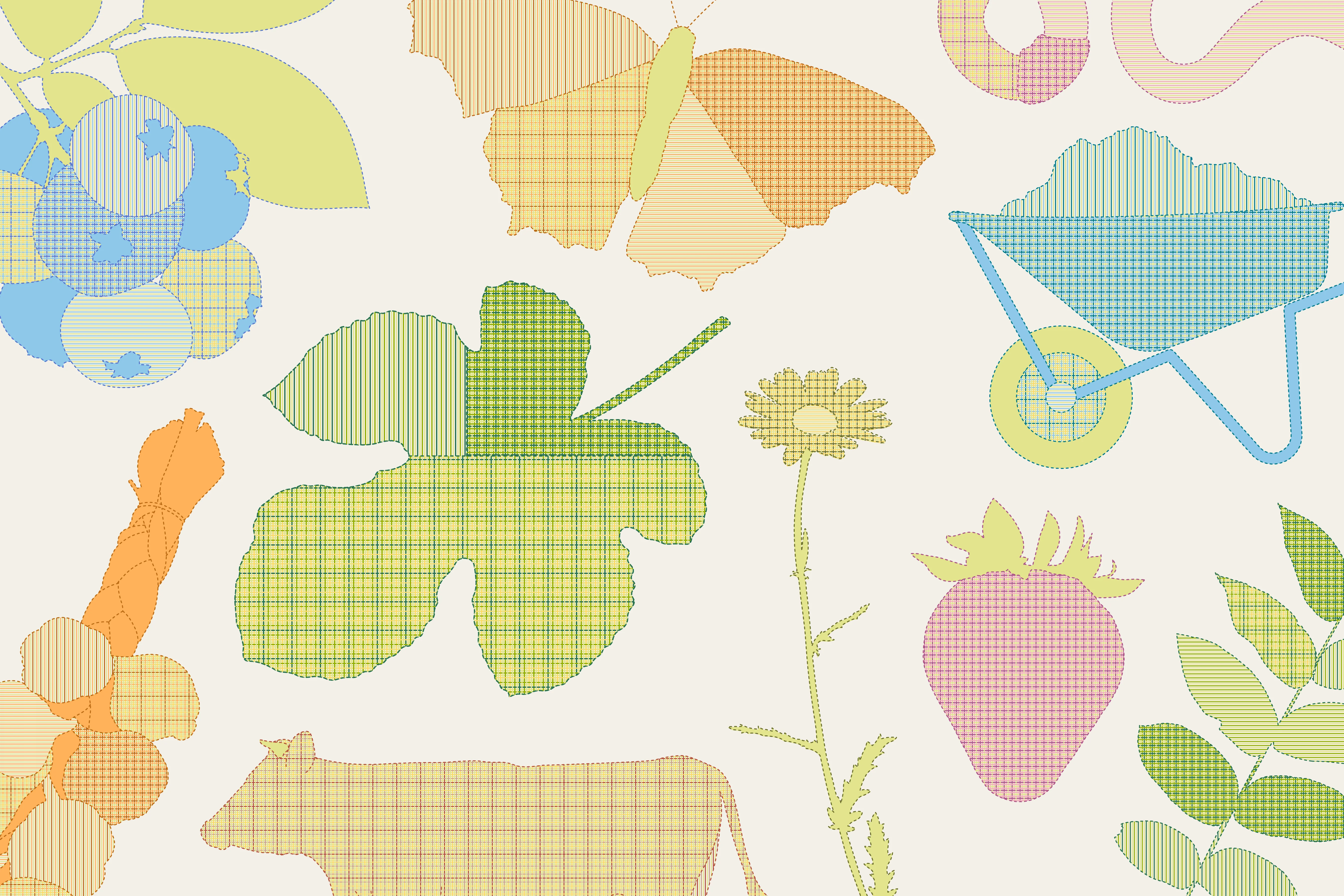 Pattern Fill Accent Graphics